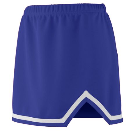 Picture of Augusta 9126A Girls Energy Skirt - Purple & White- XXS