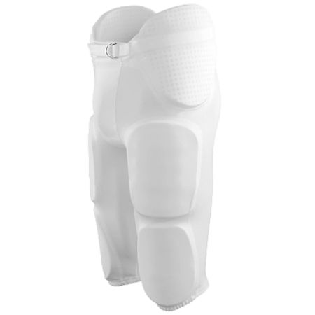 9601A Youth Gridiron Integrated Football Pant - White, Extra Small