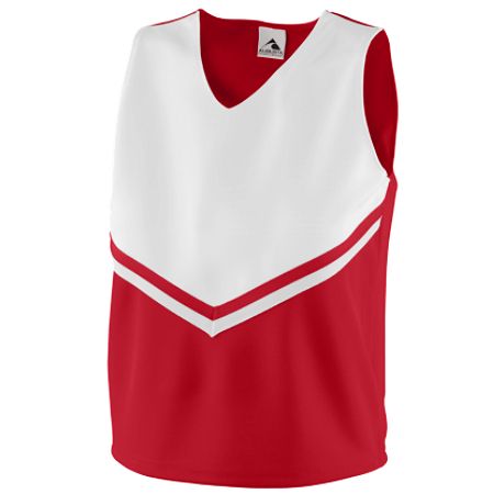 Augusta 9110A Ladies Pride Shell - Red & White- Small