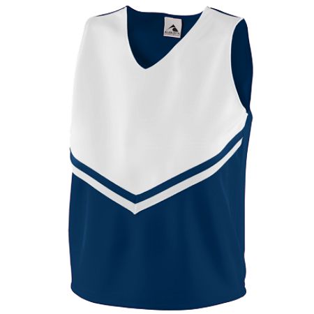 Augusta 9110A Ladies Pride Shell - Navy & White- Extra Large