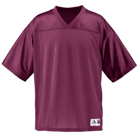 Picture of Augusta 258A Youth Stadium Replica Jersey- Maroon- Small