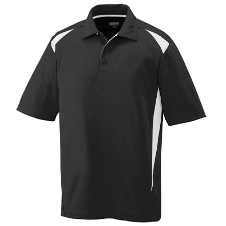 Picture of Augusta 5012A Adult Premier Sport Shirt - Black & White- Medium