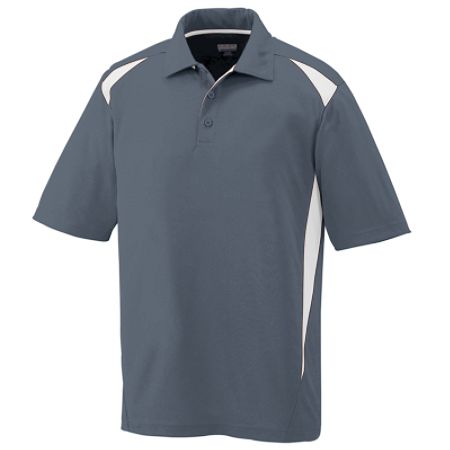 Picture of Augusta 5012A Adult Premier Sport Shirt - Graphite & White- Large