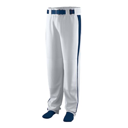 Picture of Augusta 1465A Triple Play Baseball And Softball Pant- Silver and Navy- XL