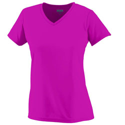 Picture of Augusta 1790A Ladies Wicking Tee- Power Pink - Medium