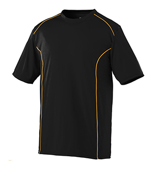 Picture of Augusta 1091A Youth Winning Streak Crew - Black & Gold- Small