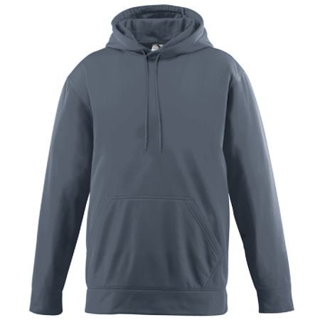 5505A Wicking Fleece Hooded Sweatshirt - Graphite, Medium