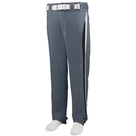 Picture of Augusta 1475A Line Drive Baseball & Softball Pant - Graphite- Black & White - 3X