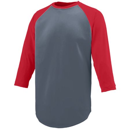 Picture of Augusta 1505A Nova Jersey - Graphite & Red- Large