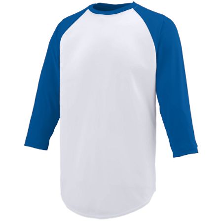 Picture of Augusta 1505A Nova Jersey - White & Royal- Small