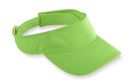Augusta 6227A Adult Athletic Mesh Visor - Lime- One Size
