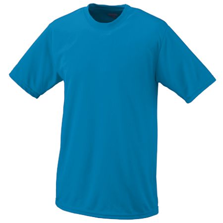 Augusta 791A Youth Wicking Tee - Power Blue- Extra small