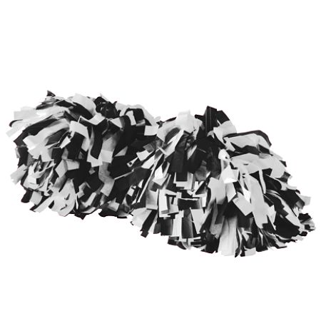 Picture of Augusta 6003A Spirit Pom - Black & White&#44; One Size