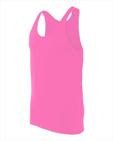 Picture of Bella-Canvas C3480 Unisex Jersey Tank&#44; Neon Pink&#44; Large