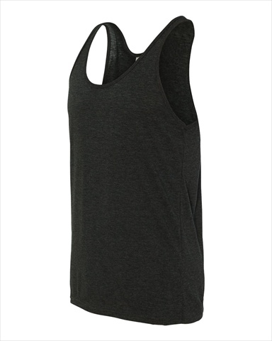 Picture of Bella-Canvas C3480 Unisex Jersey Tank&#44; Charcoal-Black Triblend&#44; Small
