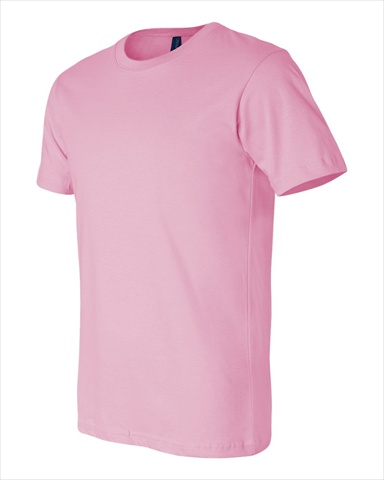 C3001 Unisex Jersey T-Shirt - Pink - 3X - Soft Cotton Blend - Retail Fit