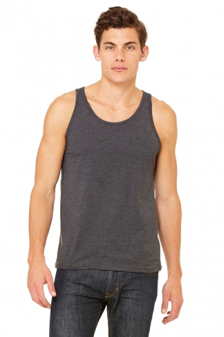 Bella-Canvas C3480 Unisex Jersey Tank - Dark Grey Heather - Extra Large