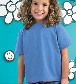 3301J Juvy T-Shirt- Carolina Blue- 5-6