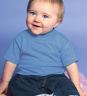 3401 Infant Cotton T-Shirt - Carolina Blue - 6