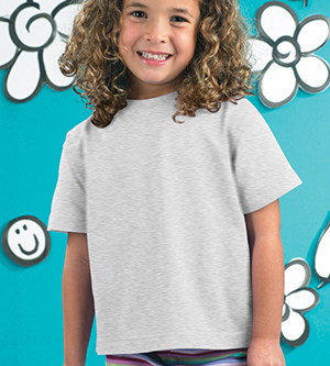 3301T Toddler T-Shirt- Ash- 2T