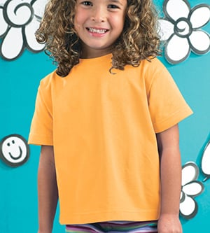 3301T Toddler T-Shirt - Gold, Size 3T