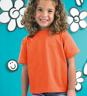 3301T Toddler T-Shirt - Orange- Size 2T