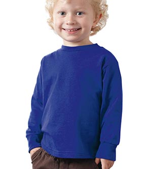 3311 Toddler Long Sleeve T-Shirt - Royal- Size 5-6