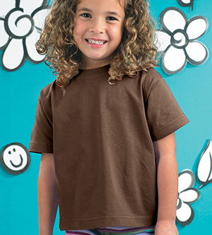 3301J Juvy Short Sleeve Cotton T-Shirt - Brown- 7