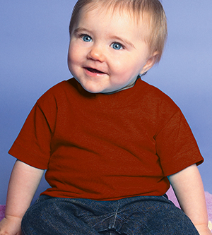 3401 Infant Cotton T-Shirt- Garnet- Size- 18