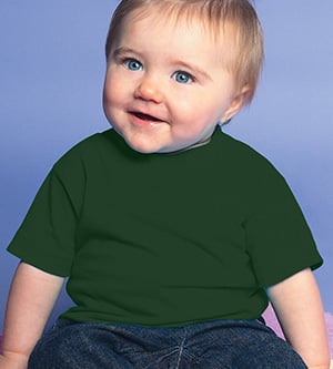 3401 Infant Cotton T-Shirt- Forest- Size - 24