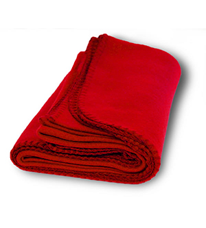 8711 Value Fleece Blanket - Red - One Size