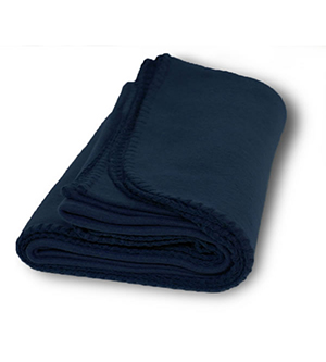 8711 Value Fleece Blanket - Navy- One Size