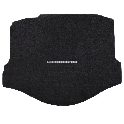 Camaro 2010-2015 Coupe Trunk Ebony Velourtex Camaro Logo Mat