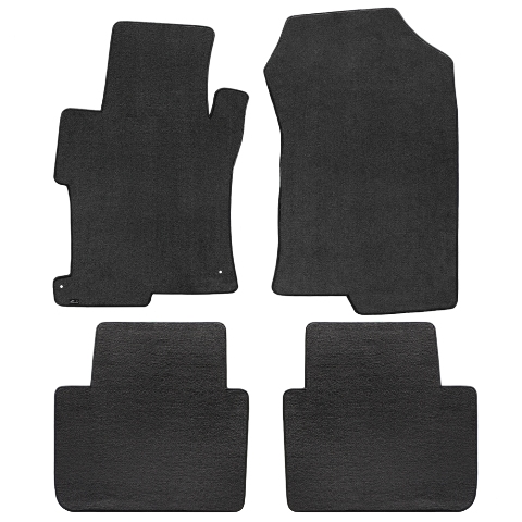 Accord Sedan 2013-2015 4 Piece Ebony Velourtex Plain Mat