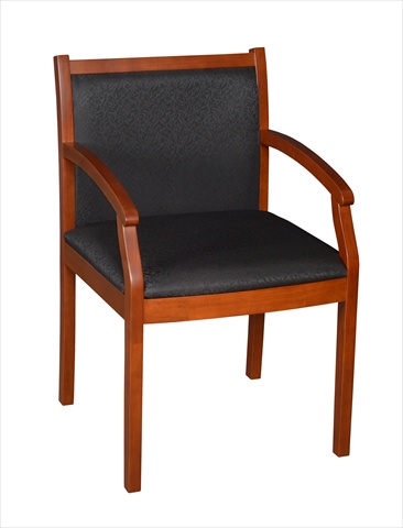 Picture of Regency 9875CHBK Regent Wood And Fabric Side Chair