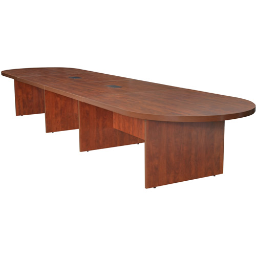 Picture of Regency LCTRT19252MH 192 In. Modular Race Track Conference Table & Power Data Grommets - Mahogany