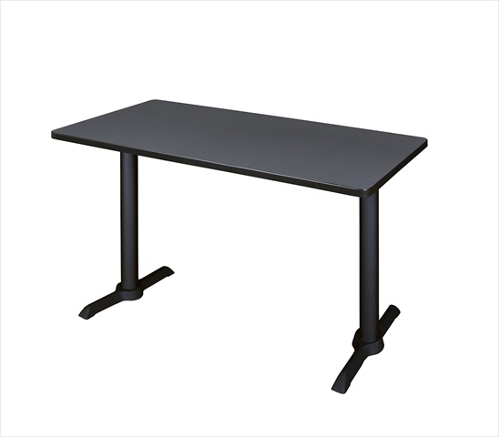 48 X 24 In. Cain T-Base Training Table - Grey