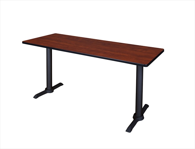 MTRCT6624CH 66 X 24 In. Cain T-Base Training Table - Cherry