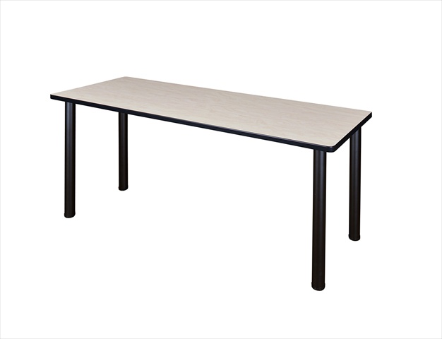 Kee Training Table - Maple & Black Post Legs - 66 x 24 in.