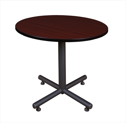 Kobe X Base Lunchroom Table - Mahogany - 36 in.