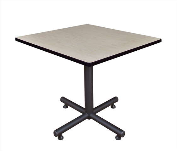 42 In. Square Kobe X Base Lunchroom Table - Maple