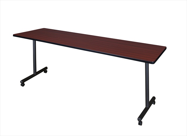 MKTRCC8424MH 84 In. Kobe Mobile Rectangular Training Table - Mahogany