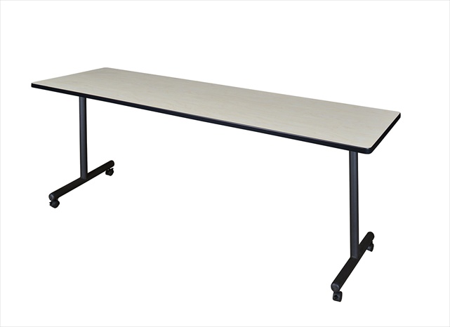 MKTRCC8424PL 84 In. Kobe Mobile Rectangular Training Table - Maple