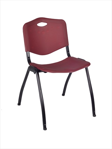 Picture of Regency 4700BY M Plastic Stack Chair - Burgundy