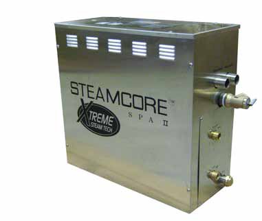 Picture of SaunaCore KWS4.5 SS 4500 Watts Single Phase SPA II Series Steam Bath Generator- 18.7 Amps