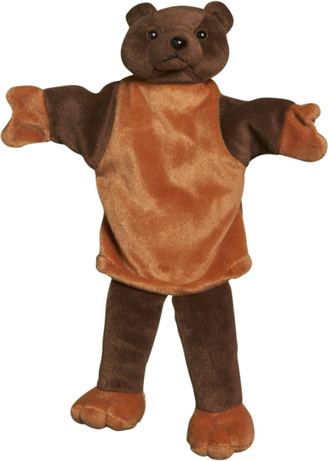 Picture of Sunny Toys PP6004 12 In. Brown Bear- Palm Puppet