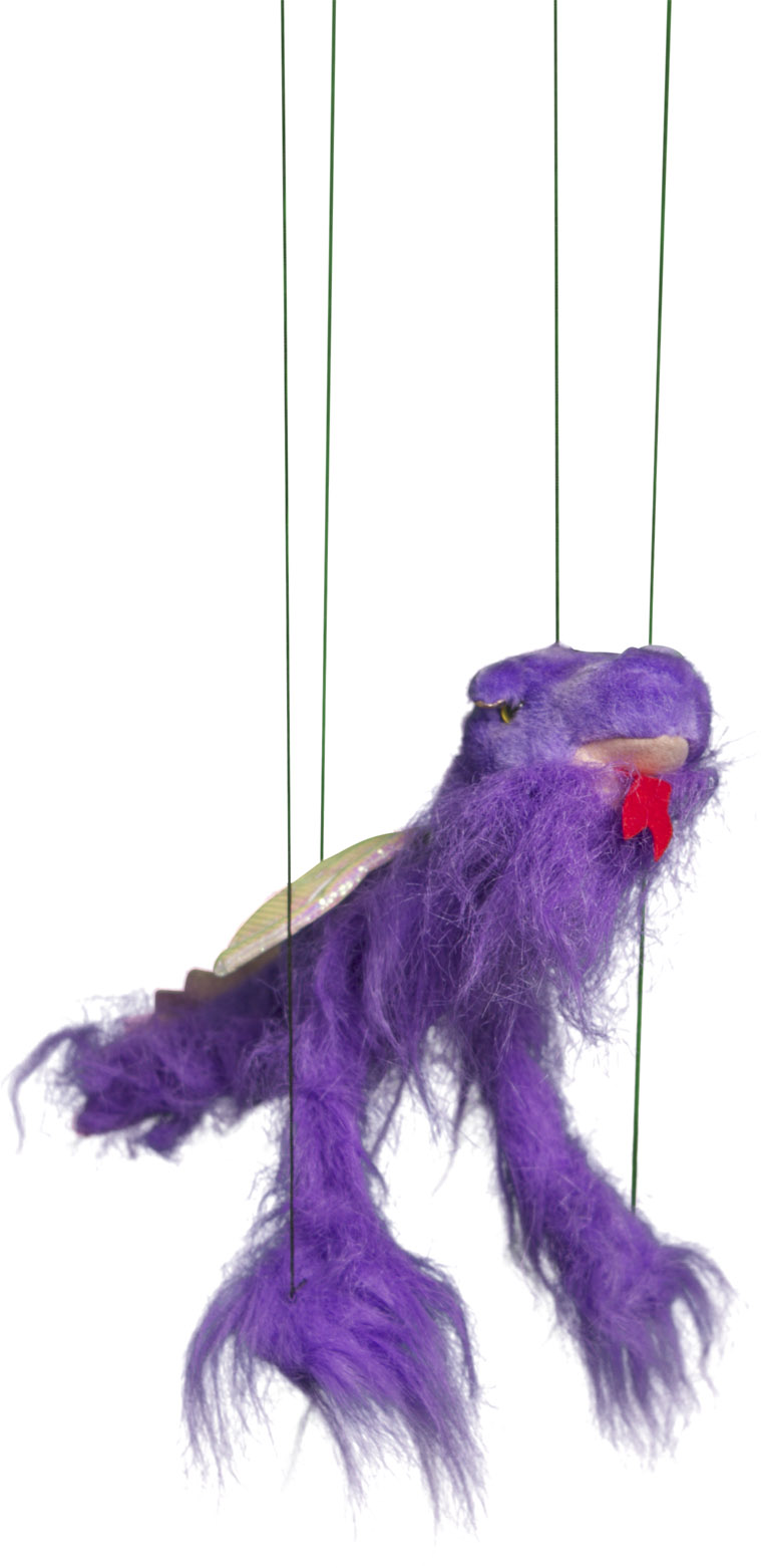 Picture of Sunny Toys WB334A 16 In. Baby Drangon - Purple- Marionette Puppet