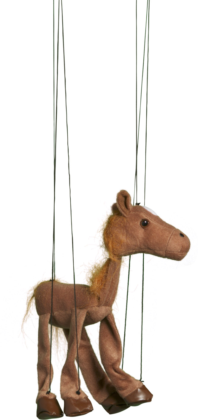 Picture of Sunny Toys WB352A 16 In. Baby Horse - Brown- Marionette Puppet