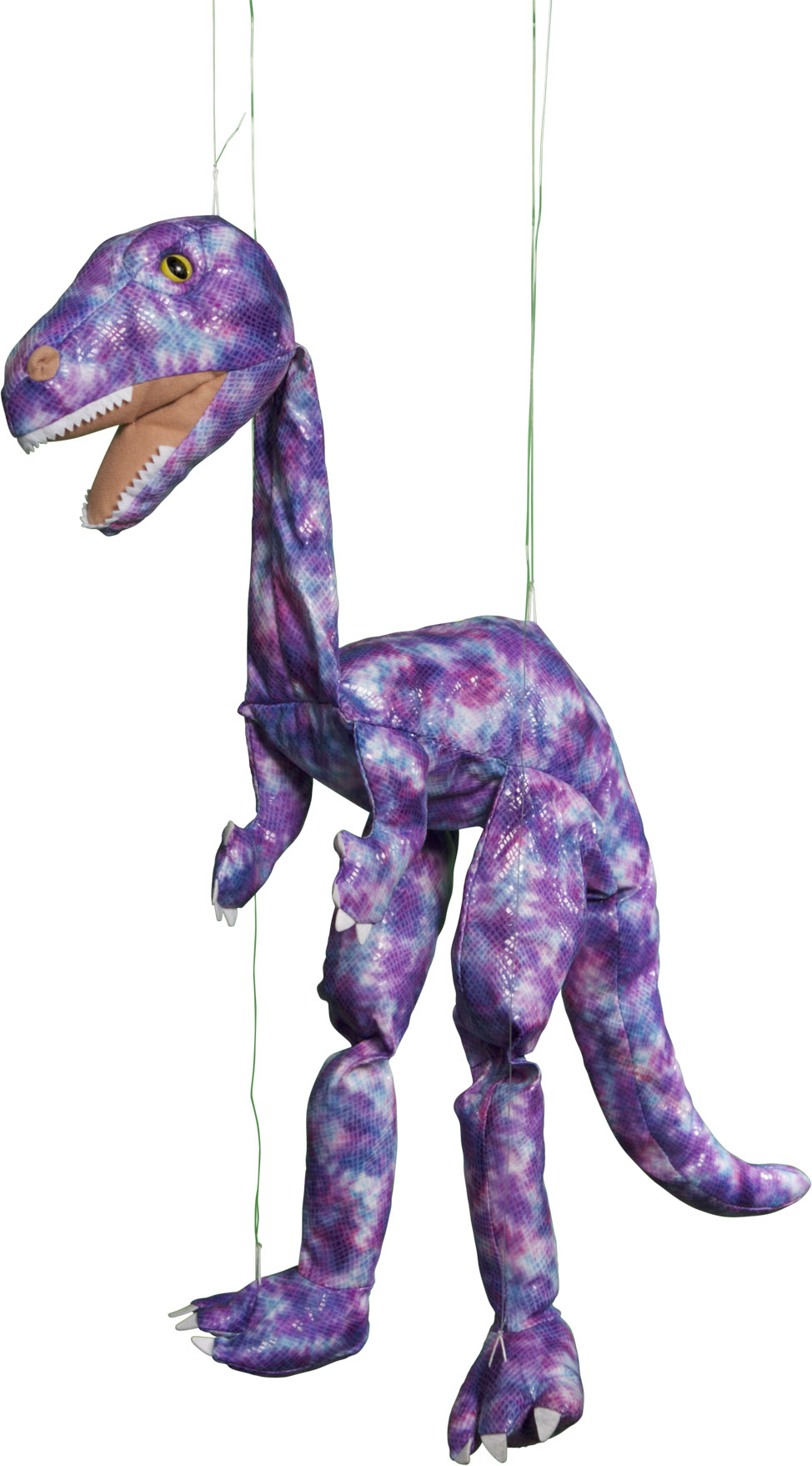 Picture of Sunny Toys WB967E 38 In. Large Marionette Dinosaur - Purple Tie-Die