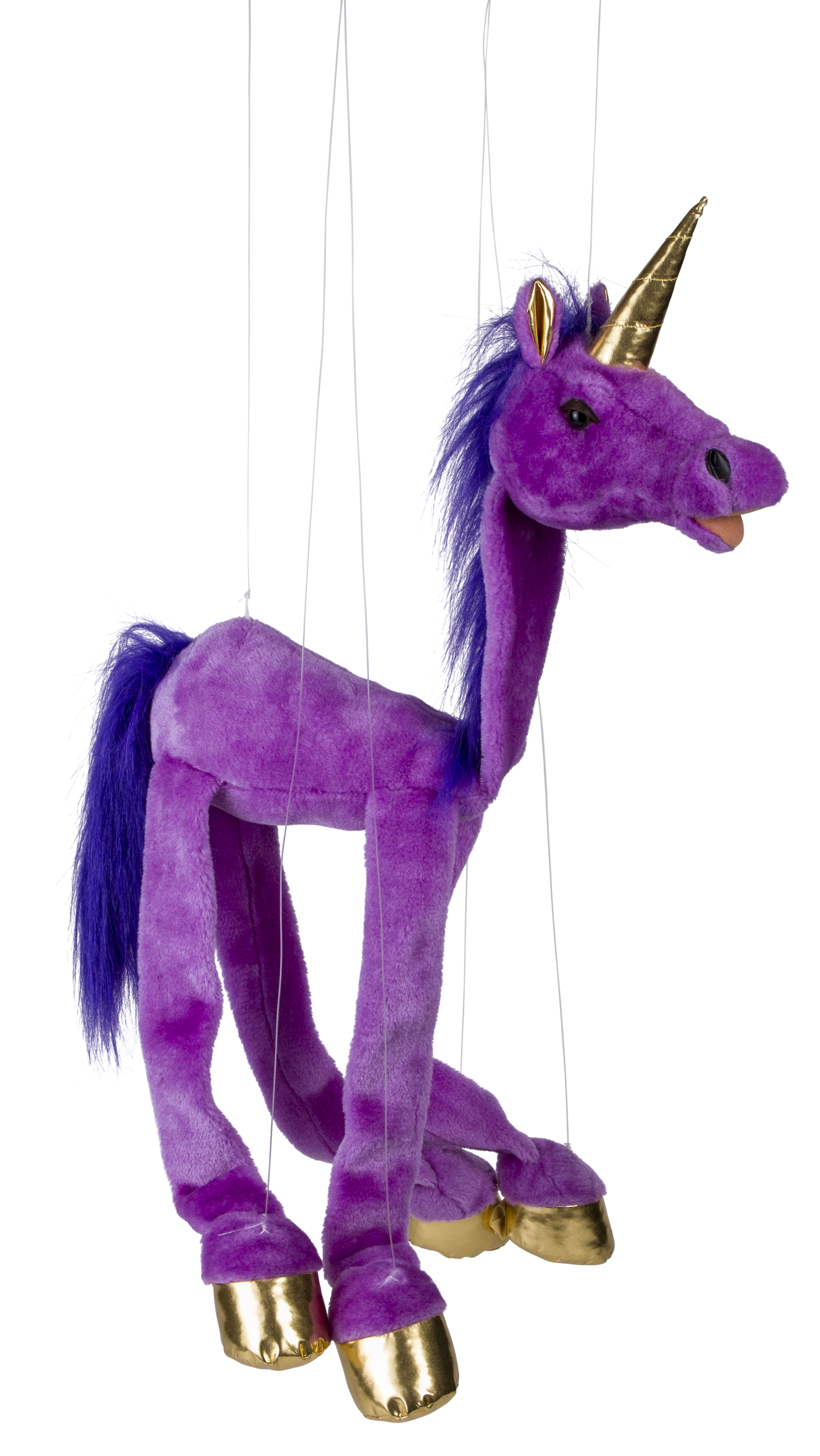 Picture of Sunny Toys WB992B 38 In. Four-Leg Large Marionette Unicorn - Purple